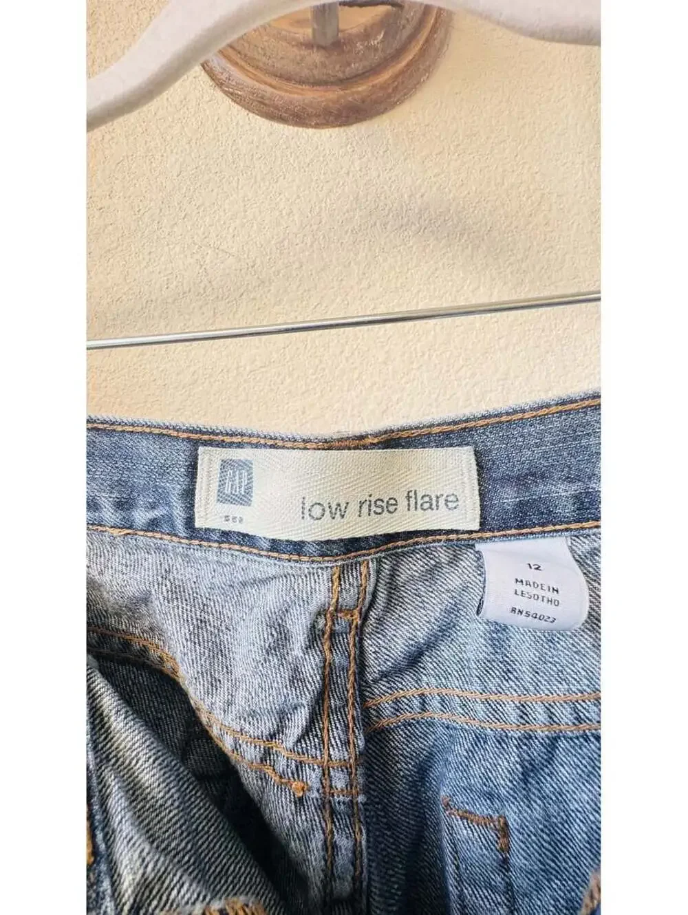 GAP Low Rise Flare Jeans - Size 12
